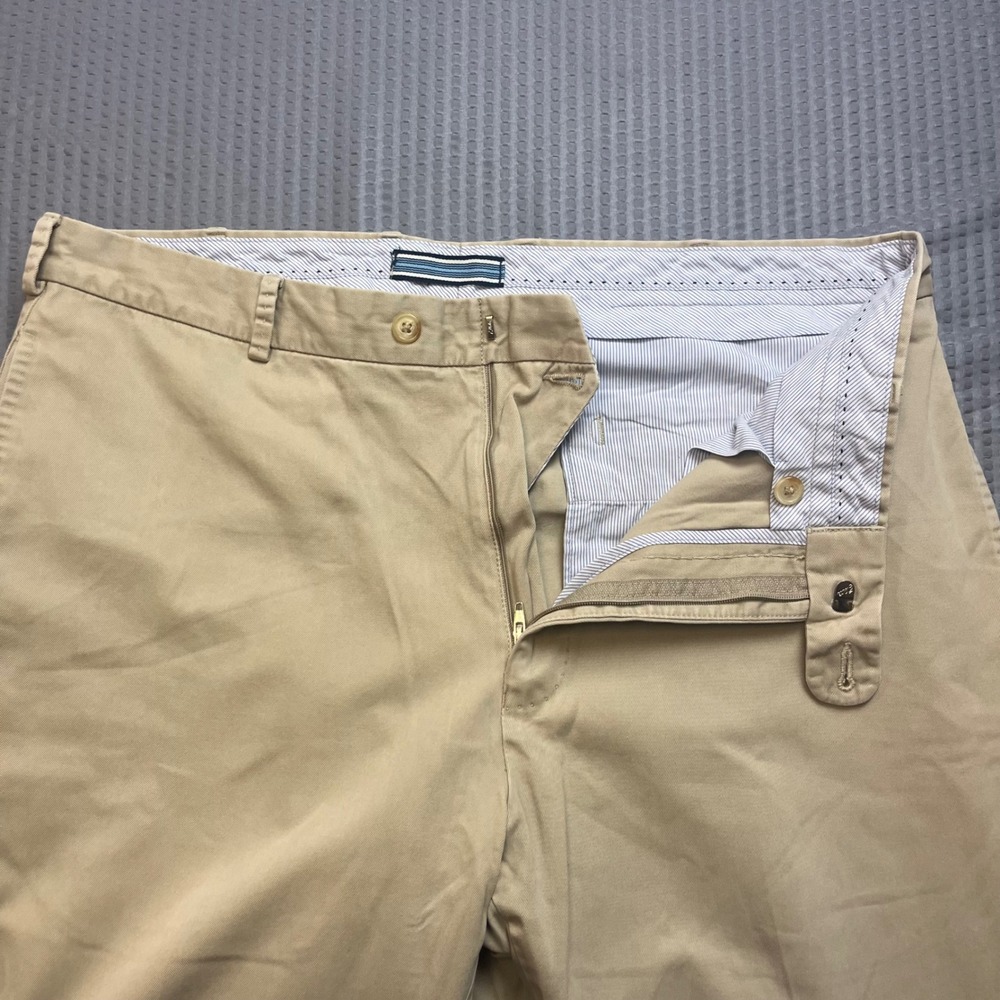 Peter Millar Mens Size 36 Beige Cotton Casual Chino Pants Trousers